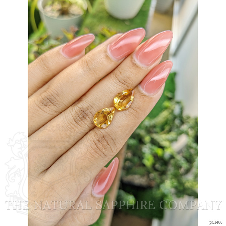 4.65 Ct.Tw. Citrine Pair from Brazil