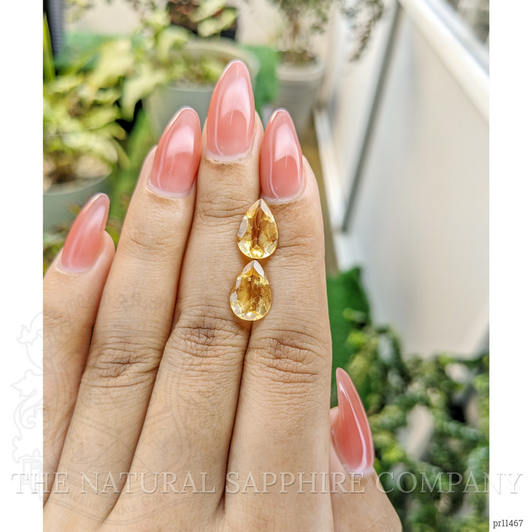 4.28 Ct.Tw. Citrine Pair from Brazil