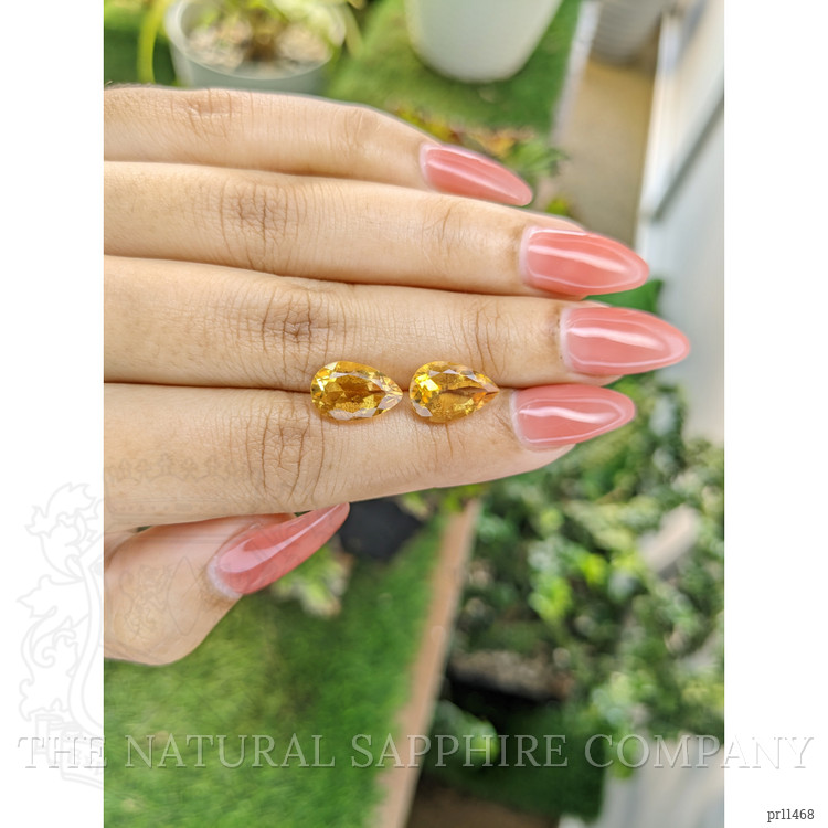 5.92 Ct.Tw. Citrine Pair from Brazil