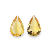 3.55 Ct.Tw. Pear Citrine Pair
