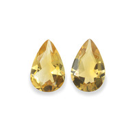 4.32 Ct.Tw.Total Carat Weight Citrine Pair from Brazil Image