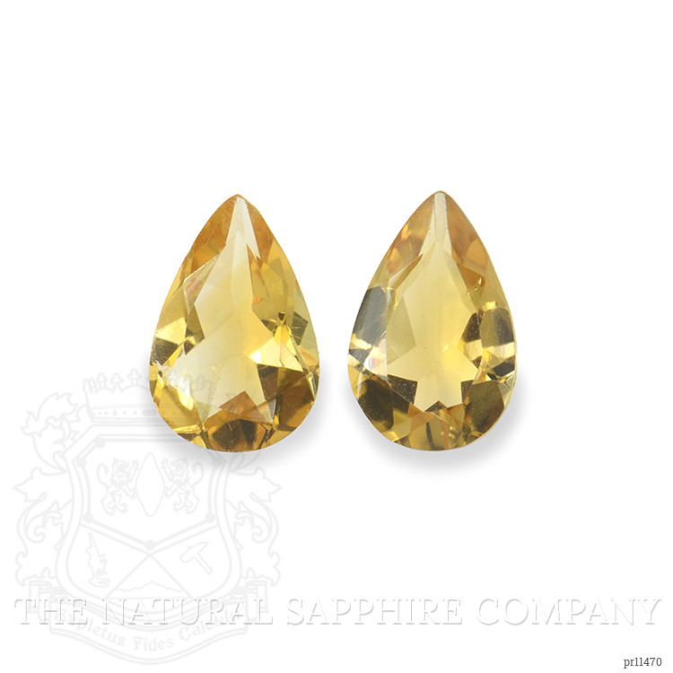 4.32 Ct.Tw. Citrine Pair from Brazil