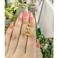 4.32 Ct.Tw.Total Carat Weight Citrine Pair from Brazil Life Style