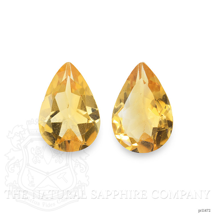 4.59 Ct.Tw. Citrine Pair from Brazil