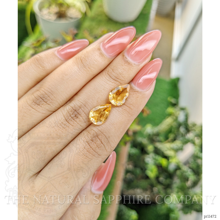 4.59 Ct.Tw. Citrine Pair from Brazil