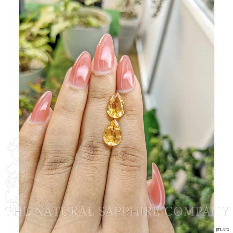 4.59 Ct.Tw. Citrine Pair from Brazil