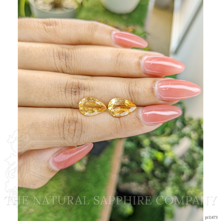 5.01 Ct.Tw. Citrine Pair from Brazil