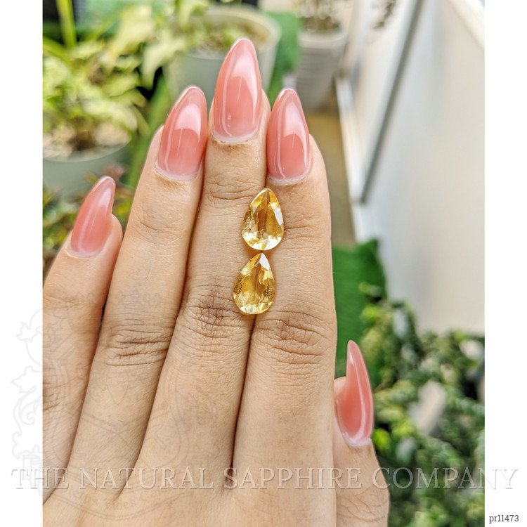 5.01 Ct.Tw. Citrine Pair from Brazil