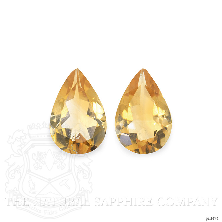 4.54 Ct.Tw. Citrine Pair from Brazil