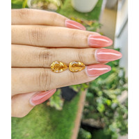 4.36 Ct.Tw.Total Carat Weight Citrine Pair from Brazil Life Style