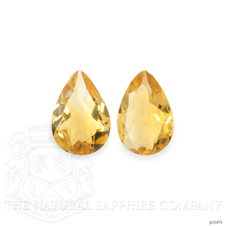 4.31 Ct.Tw. Citrine Pair from Brazil