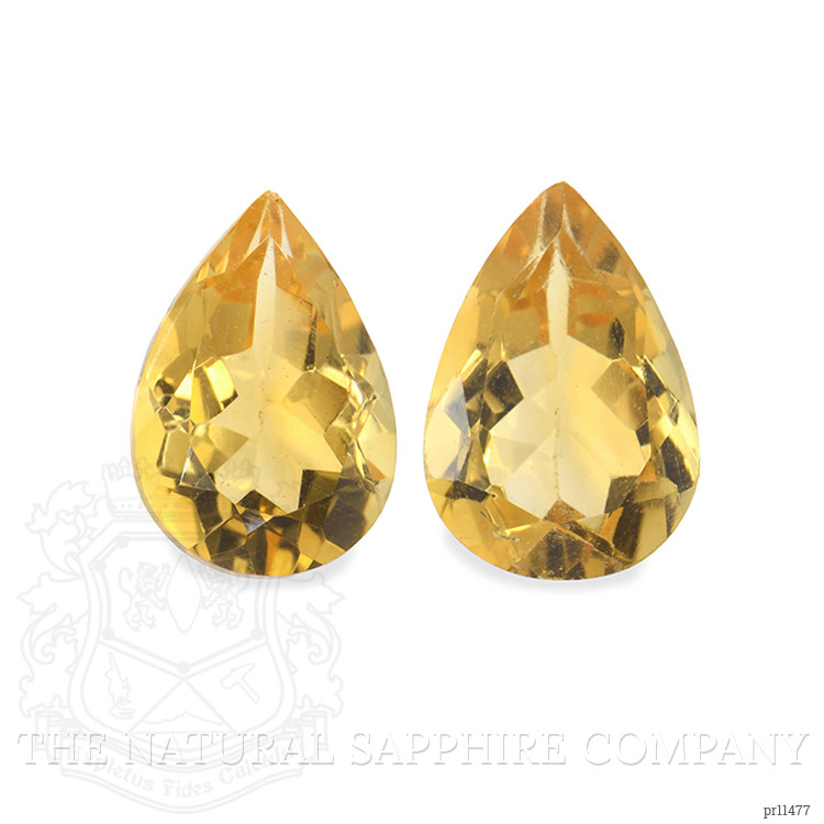 4.78 Ct.Tw. Citrine Pair from Brazil
