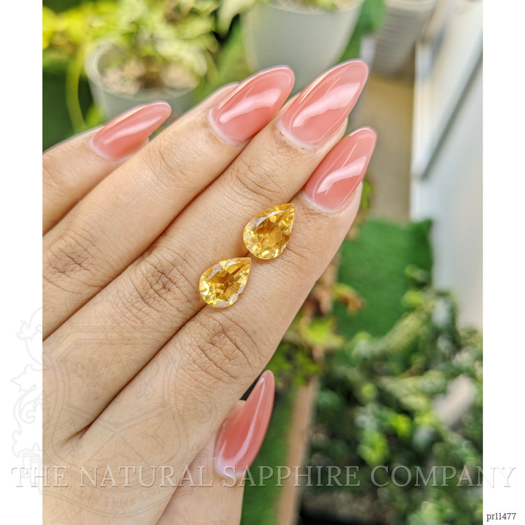 4.78 Ct.Tw. Citrine Pair from Brazil