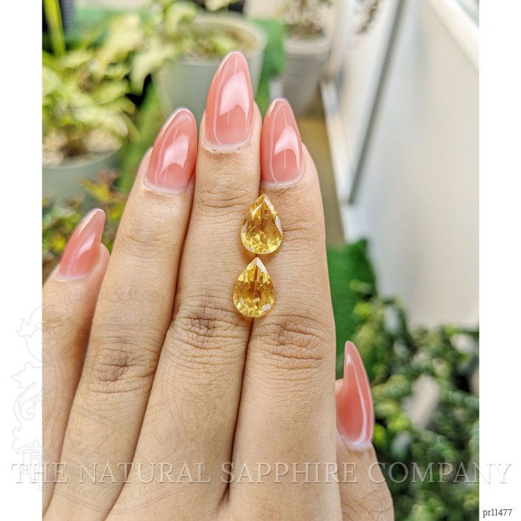 4.78 Ct.Tw. Citrine Pair from Brazil