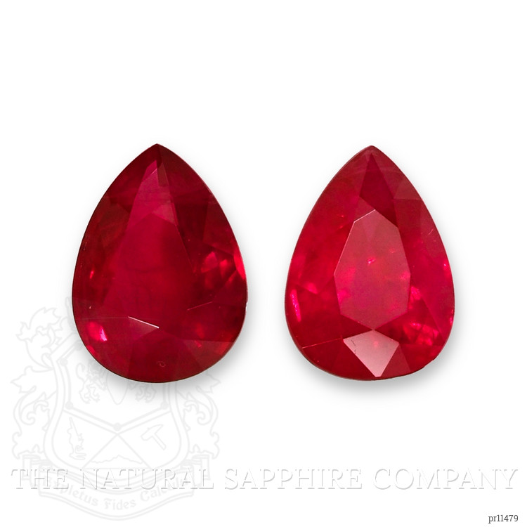 2.78 Ct.Tw. Ruby Pair from Burma (Myanmar)