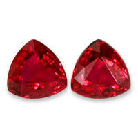 1.26&nbsp;Ct.Tw.Total Carat Weight Ruby Pair from Burma (Myanmar) Video