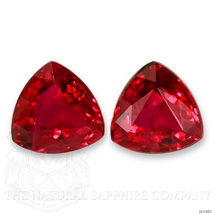 1.26 Ct.Tw. Ruby Pair from Burma (Myanmar)