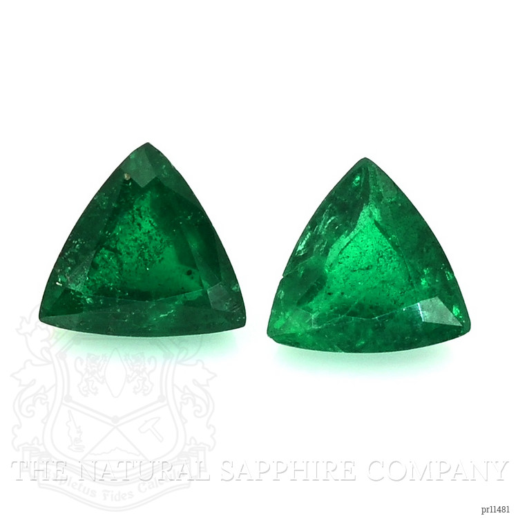 0.52 Ct.Tw. Emerald Pair from Zambia