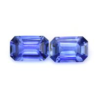 1.18&nbsp;Ct.Tw.Total Carat Weight Blue Sapphire Pair from Ceylon (Sri Lanka) Video