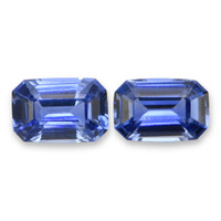 1.25&nbsp;Ct.Tw.Total Carat Weight Blue Sapphire Pair from Ceylon (Sri Lanka) Video