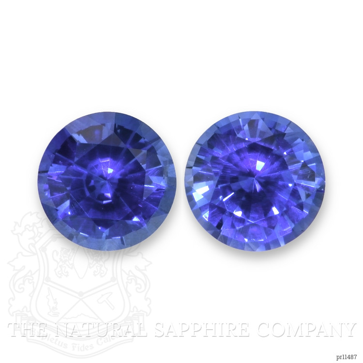 1.26 Ct.Tw. Blue Sapphire Pair from Ceylon (Sri Lanka)