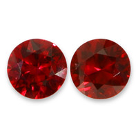 1.30 Ct.Tw.Total Carat Weight Ruby Pair from Mozambique Video