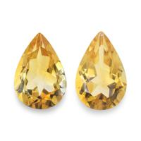 5.50 Ct.Tw.Total Carat Weight Citrine Pair from Brazil Image