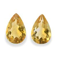5.01 Ct.Tw. Pear Citrine Pair