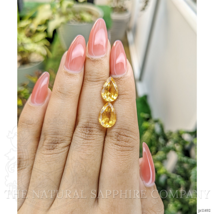 5.47 Ct.Tw. Citrine Pair from Brazil