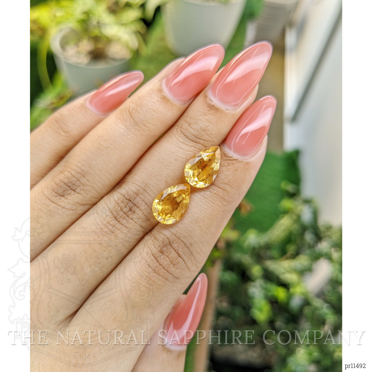 5.47 Ct.Tw. Citrine Pair from Brazil