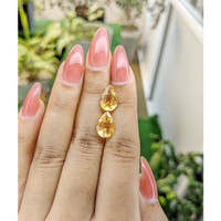 4.96 Ct.Tw.Total Carat Weight Citrine Pair from Brazil Life Style