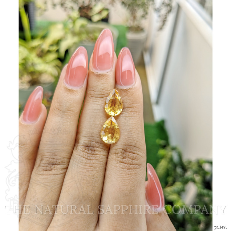 4.96 Ct.Tw. Citrine Pair from Brazil