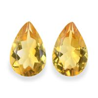 4.60 Ct.Tw. Pear Citrine Pair