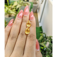 5.30 Ct.Tw.Total Carat Weight Citrine Pair from Brazil Life Style