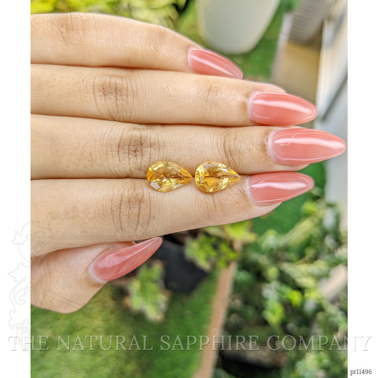 4.77 Ct.Tw. Citrine Pair from Brazil