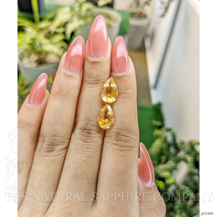 4.77 Ct.Tw. Citrine Pair from Brazil