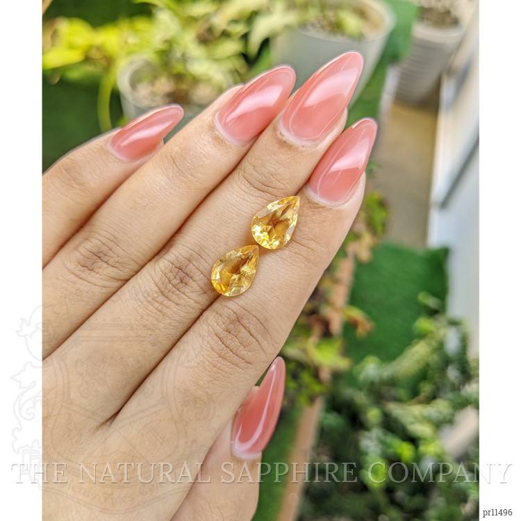 4.77 Ct.Tw. Citrine Pair from Brazil