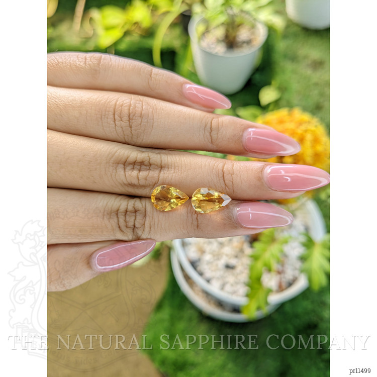 4.68 Ct.Tw. Citrine Pair from Brazil