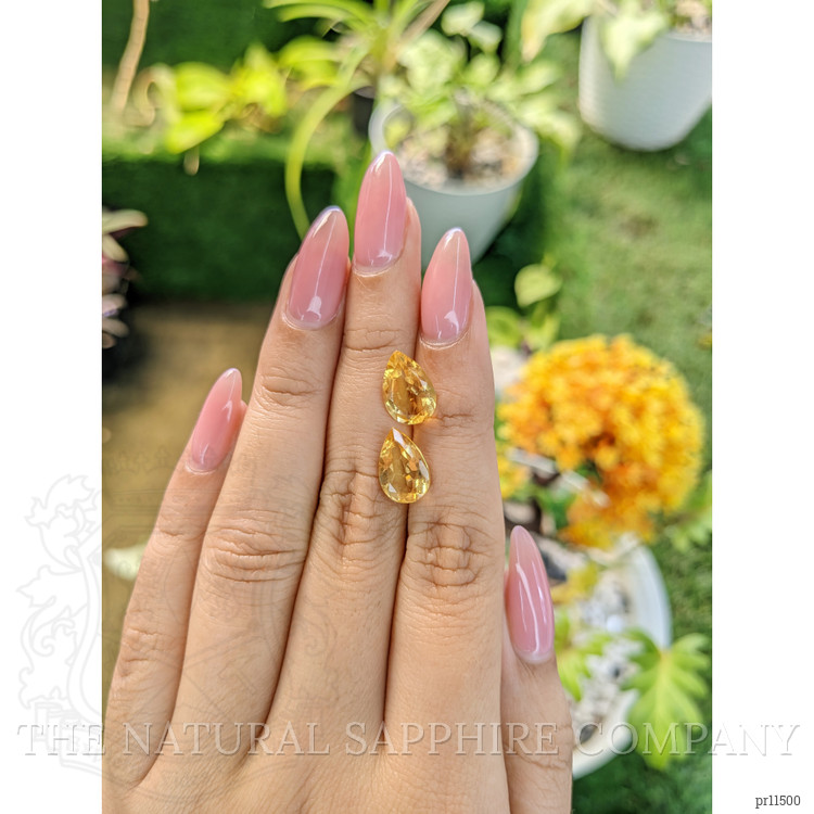 4.61 Ct.Tw. Citrine Pair from Brazil