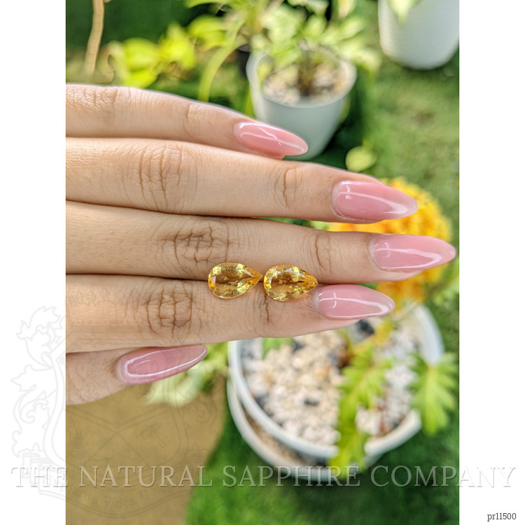 4.61 Ct.Tw. Citrine Pair from Brazil