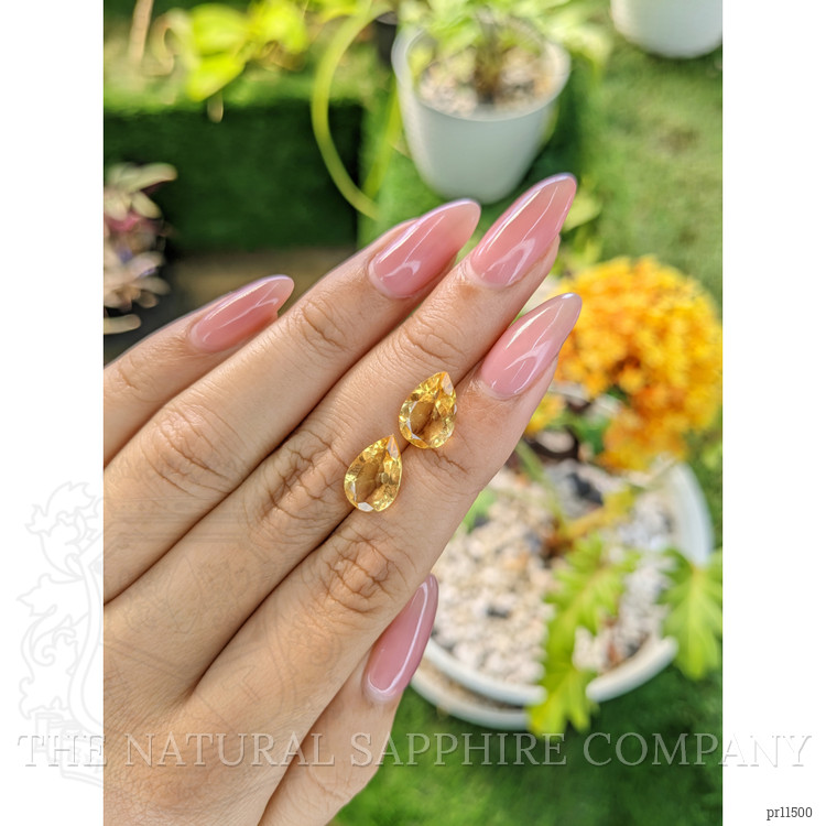 4.61 Ct.Tw. Citrine Pair from Brazil