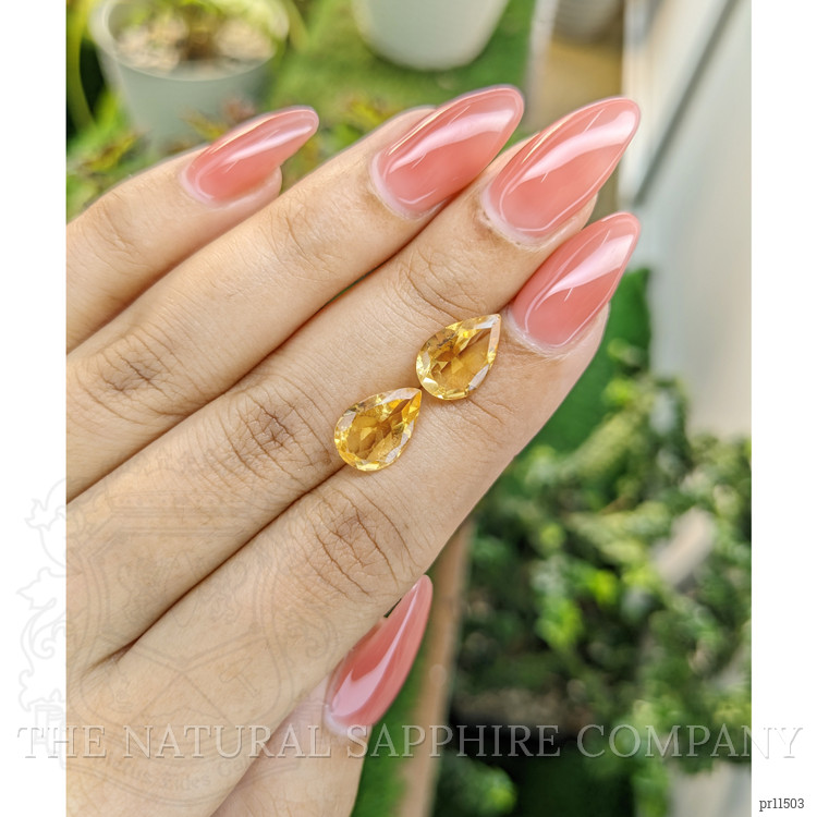 4.94 Ct.Tw. Citrine Pair from Brazil