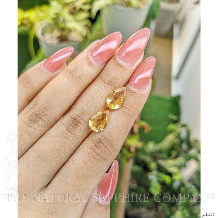 5.20 Ct.Tw. Citrine Pair from Brazil