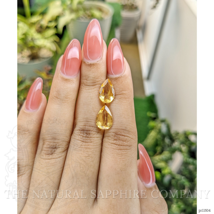 5.20 Ct.Tw. Citrine Pair from Brazil