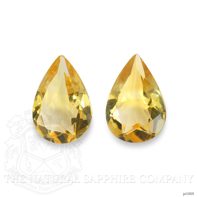 4.44 Ct.Tw. Citrine Pair from Brazil