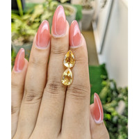 4.44&nbsp;Ct.Tw.Total Carat Weight Citrine Pair from Brazil Life Style
