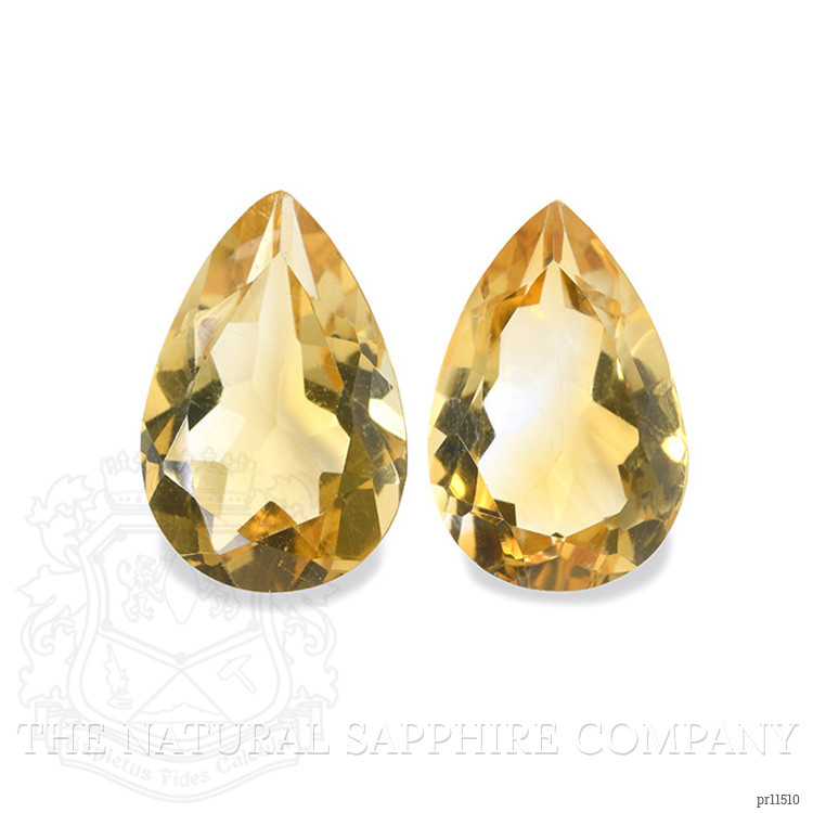 5.09 Ct.Tw. Citrine Pair from Brazil
