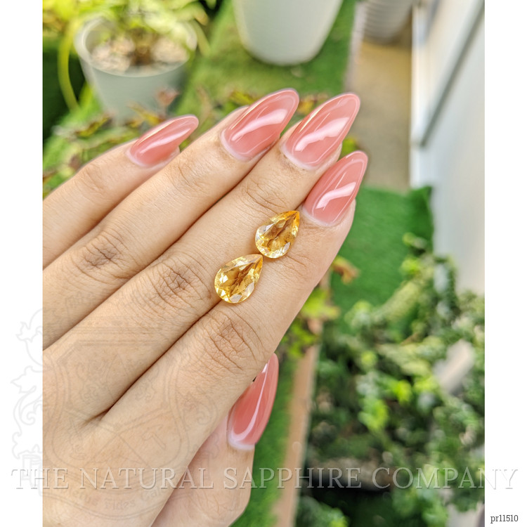 5.09 Ct.Tw. Citrine Pair from Brazil