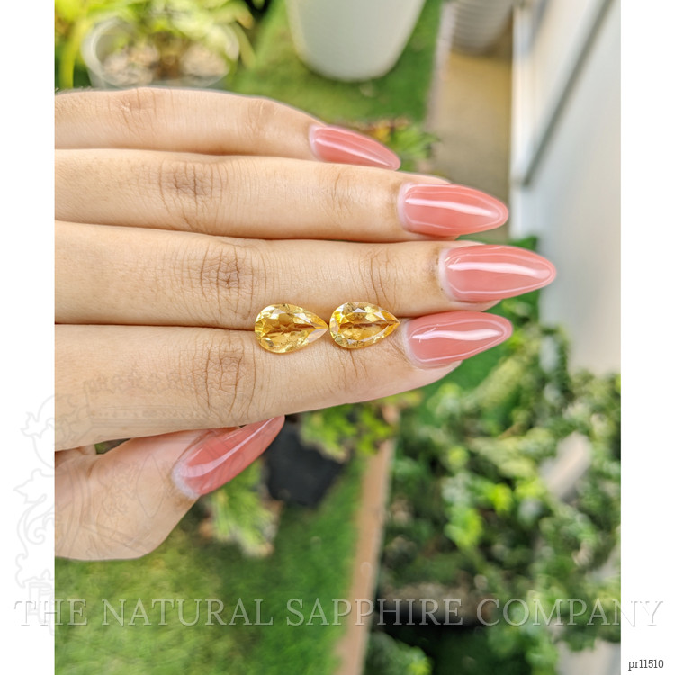 5.09 Ct.Tw. Citrine Pair from Brazil