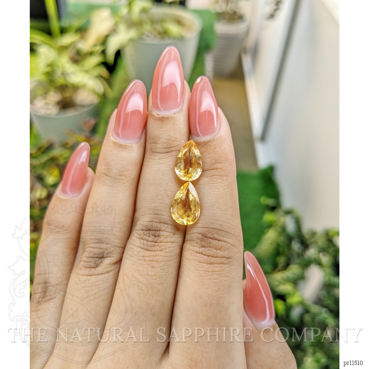 5.09 Ct.Tw. Citrine Pair from Brazil
